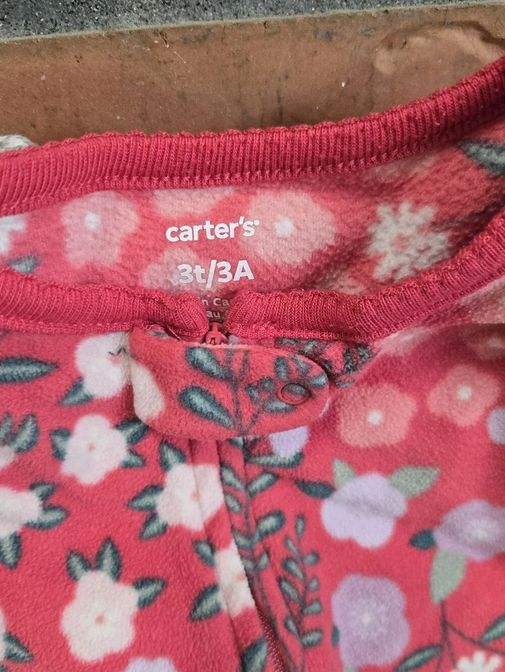 5 Carters Fleece Pajamas
